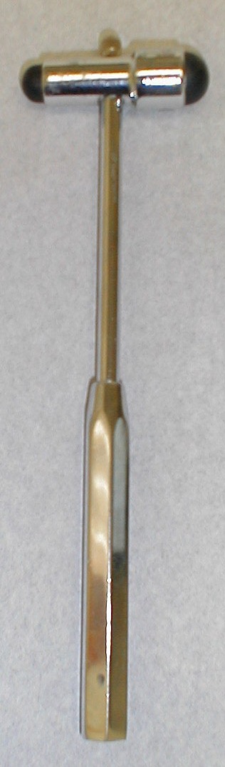 Another type of reflex hammers. (Image courtesy of Charlie Goldberg, M.D., UCSD School of Medicine and VA Medical Center, San Diego, California)