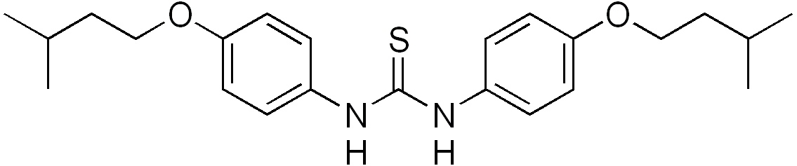 Structural formula of thiocarlide