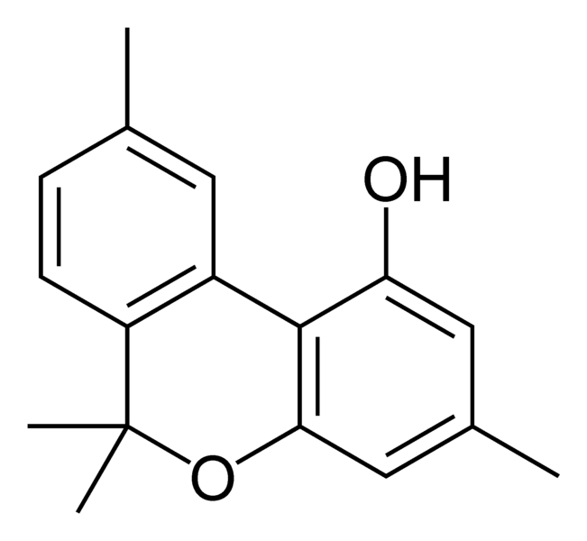 Chemical structure of cannabiorcol.