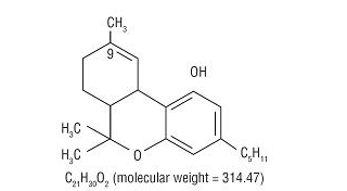 File:Dronabinol structure.png