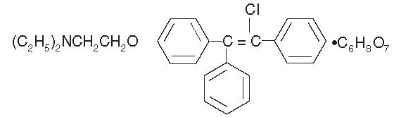 File:Clomiphene citrate structure.png