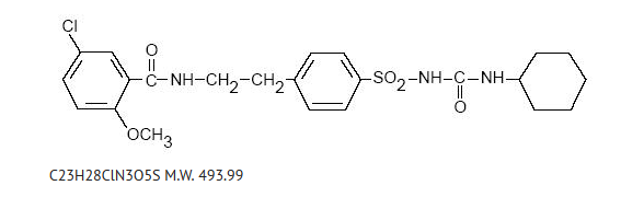 File:Chemical structure for glyburide.png