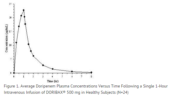 Doripenem Plasma Concentrations.png