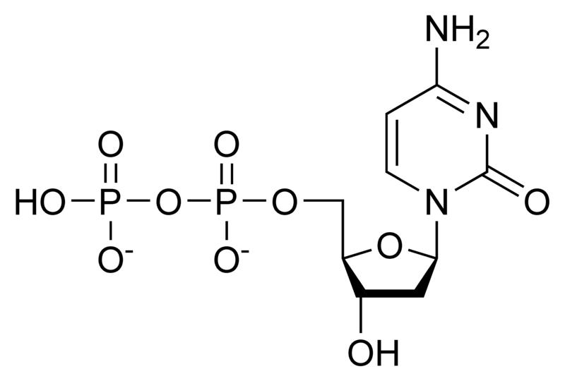 Chemical structure of deoxycytidine diphosphate