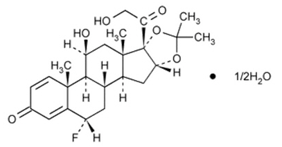 Flunisolide chemical structure.png