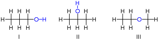 isomers of propanol