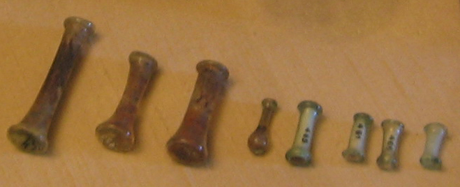 A collection of ancient ampoules