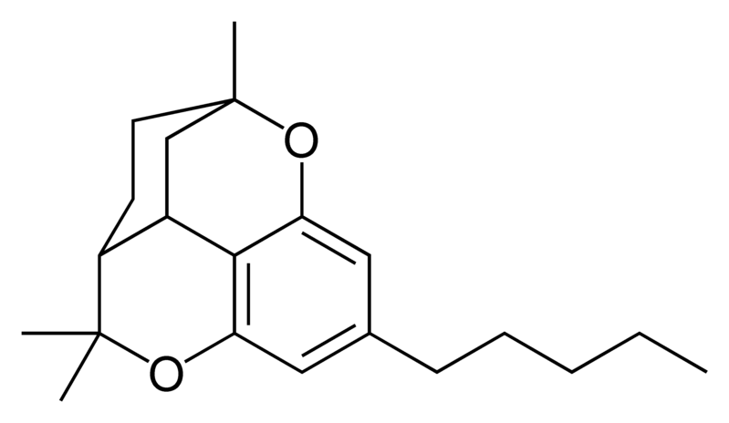 Chemical structure of cannabicitran.