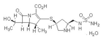 Doripenem chemical structure.png