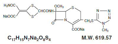 Cefotetan disodium chemical structure.png