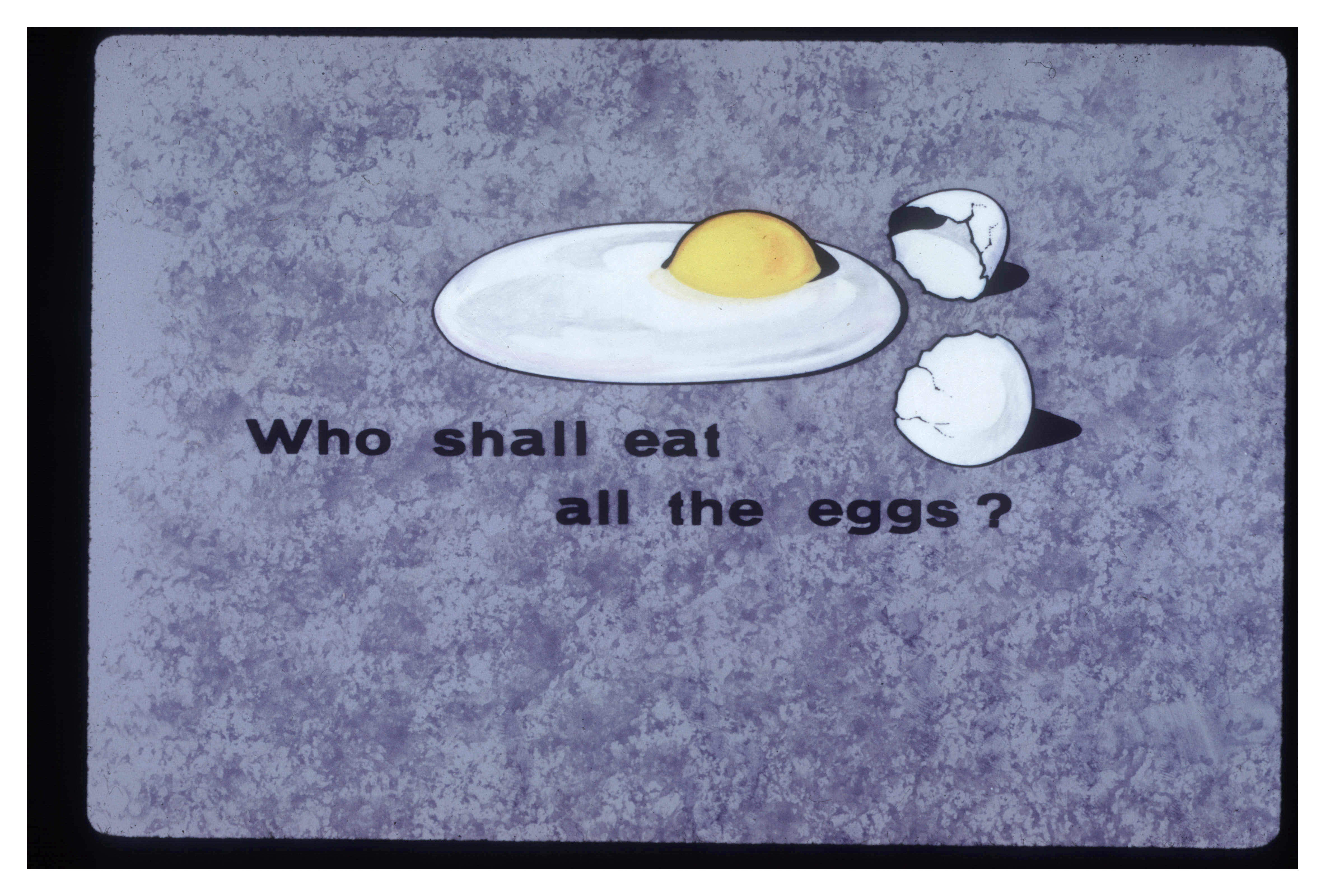 Awareness campaign for high cholesterol content in eggs in 1970