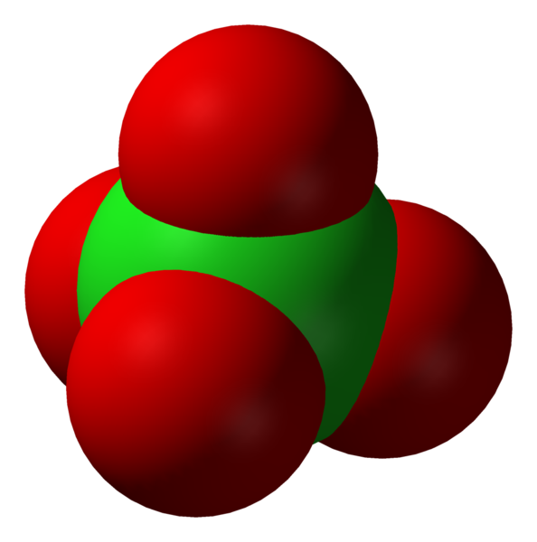 The perchlorate ion