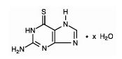 Thioguanine chemical structure.png