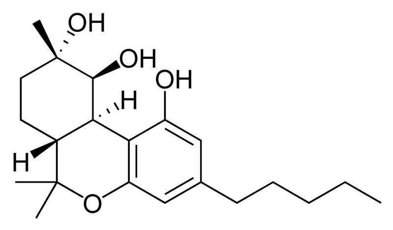 Chemical structure of cannabiripsol.